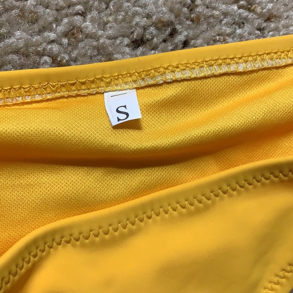 NWT ZAFUL Yellow Bikini- Size Small - Picture 3 of 6